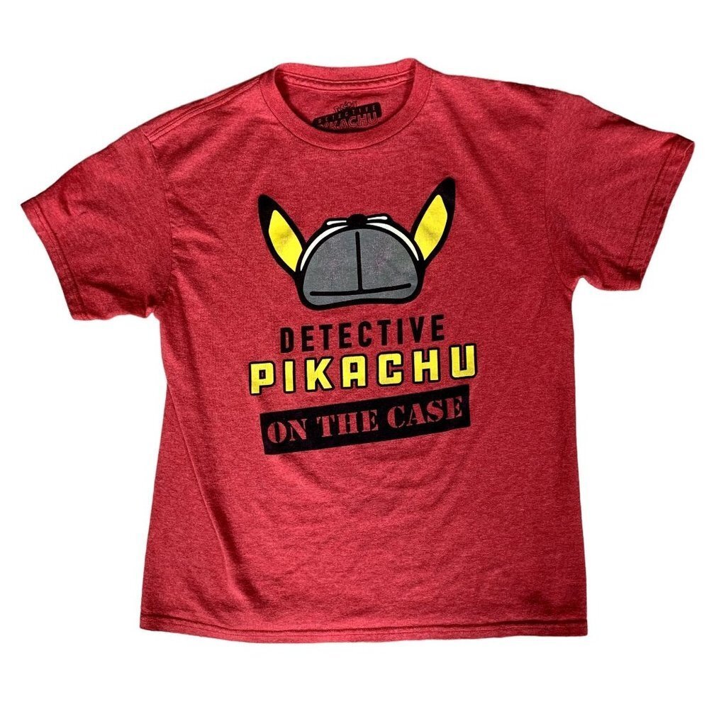 Detective Pikachu On the Case‎ Kids Pokemon T-Shirt Size Medium